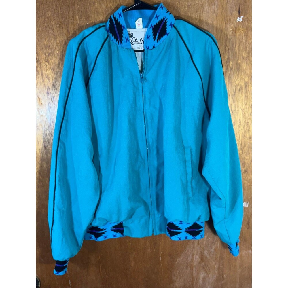 Vintage Western‎ Aztec Lakeshire Bomber Jacket Large L USA